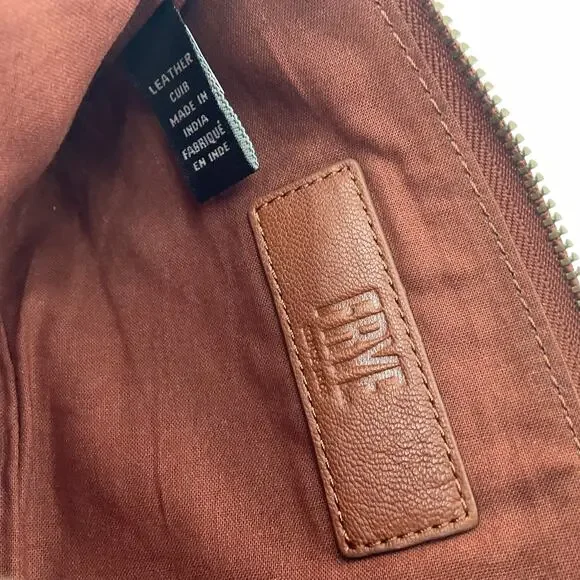 🔥6 FOR $25🔥FRYE! LIKE NEW Brown Leather Wristlet - Picture 3 of 3